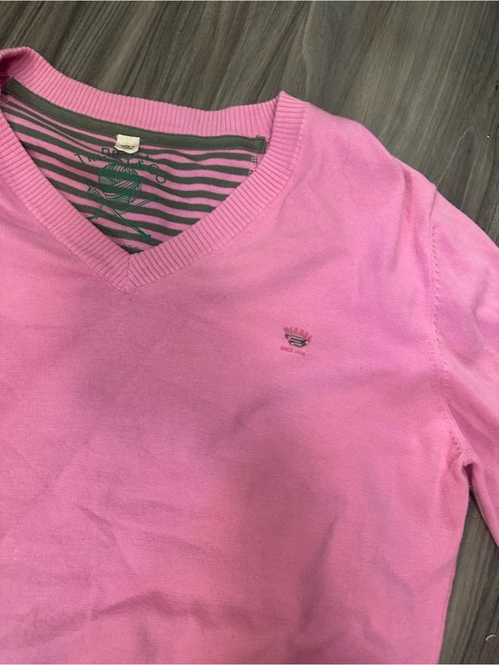 Diesel Other - Diesel Men's V-Neck Sweater in Bright Pink